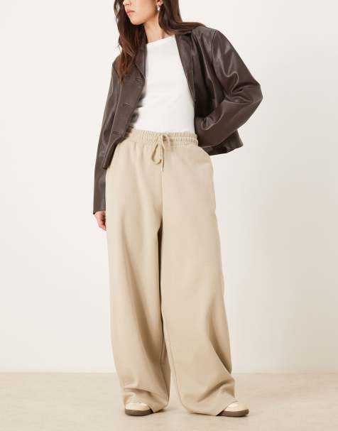 ASOS DESIGN straight leg sweatpants with seam detail in gray heather - part of a set - view 1