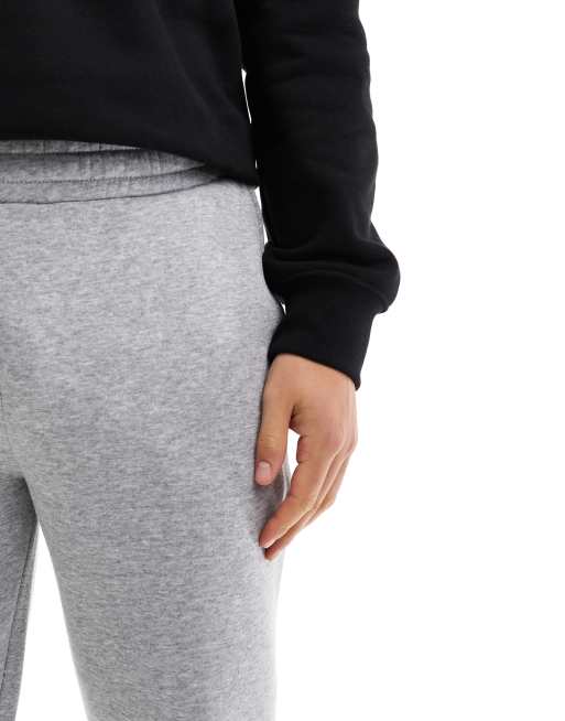 ASOS DESIGN straight leg trackies in grey marl | ASOS