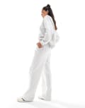 [ASOS DESIGN] ASOS DESIGN straight leg trackies in ice marl-Grey 18 Ice Marl