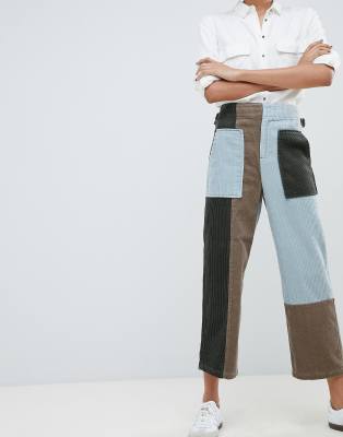 asos patchwork jeans