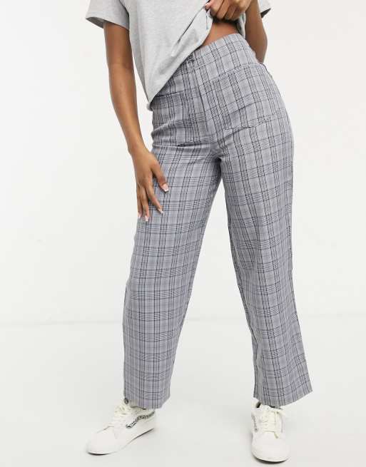 Asos hot sale plaid trousers