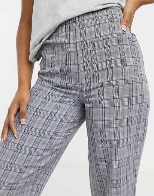 Asos plaid best sale pants womens