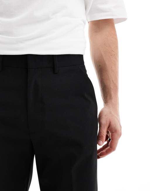 ASOS DESIGN straight suit pants in black, 3 of 5