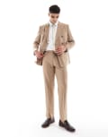 [ASOS DESIGN] ASOS DESIGN straight suit pants in brown W36 L34 BROWN