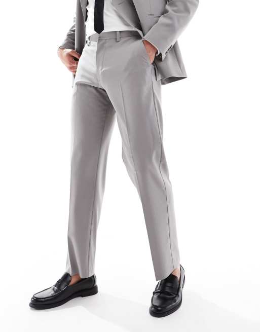 ASOS DESIGN straight suit pants in charcoal, 2 of 5