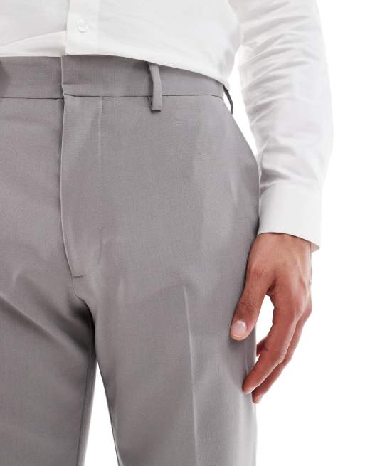 ASOS DESIGN straight suit pants in charcoal, 3 of 5