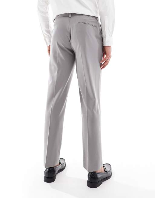 ASOS DESIGN straight suit pants in charcoal, 4 of 5