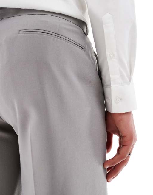 ASOS DESIGN straight suit pants in charcoal, 5 of 5