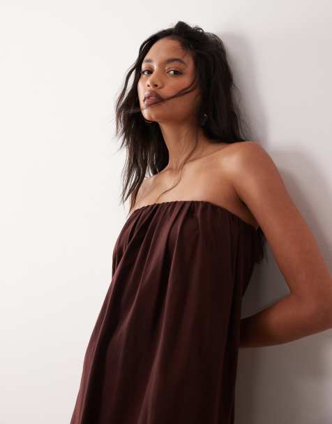 ASOS DESIGN strapless bubble midaxi dress - view 1