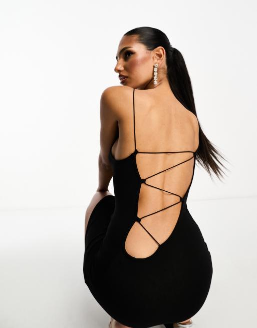 Asos low back dress online