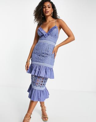 Forever new katie lace tier dress store
