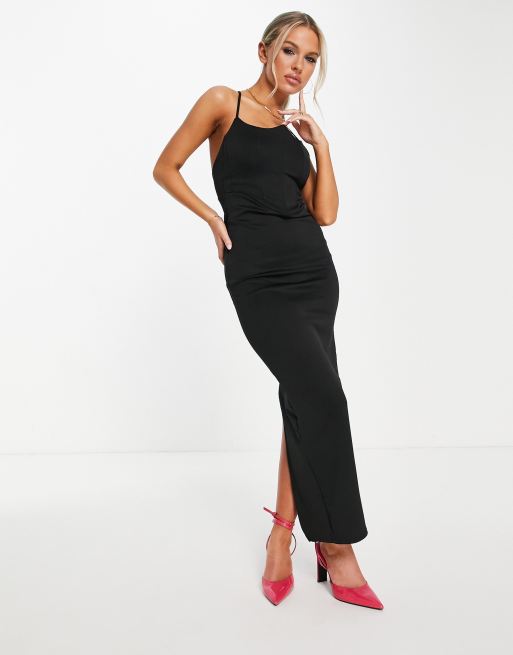 Black hotsell maxi top