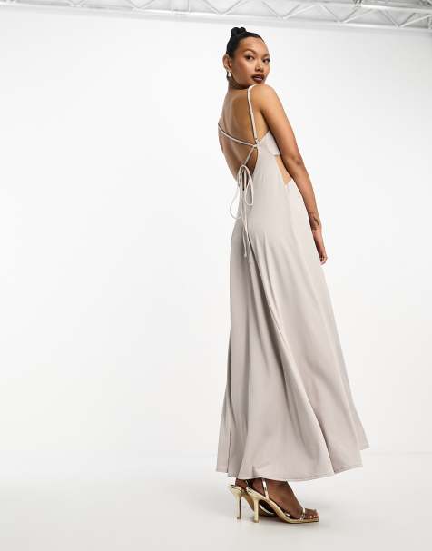 Evening gowns on store sale