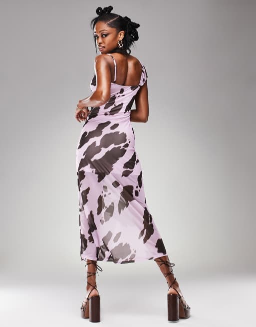 Cow print hotsell slip dress