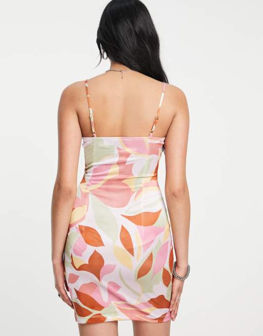 Asos pink hotsell bodycon dress