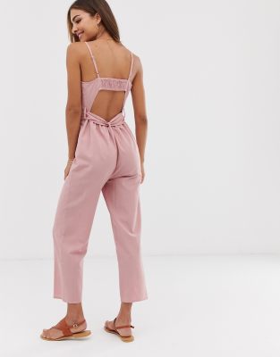 asos lilac jumpsuit