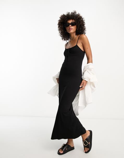 Black dress 2025 asos sale