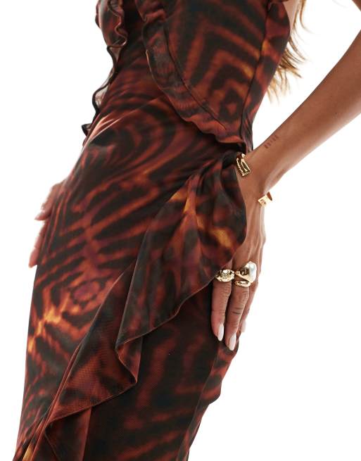 Asos dresses animal print best sale