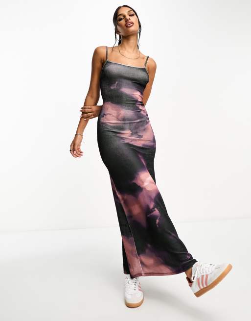 Asos design 2024 slinky maxi dress