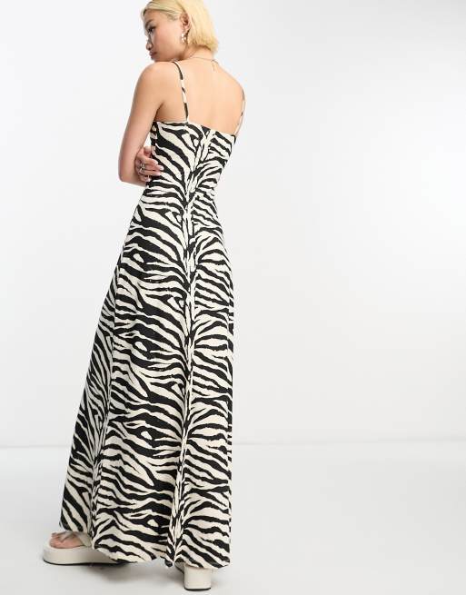 Asos zebra dress hotsell