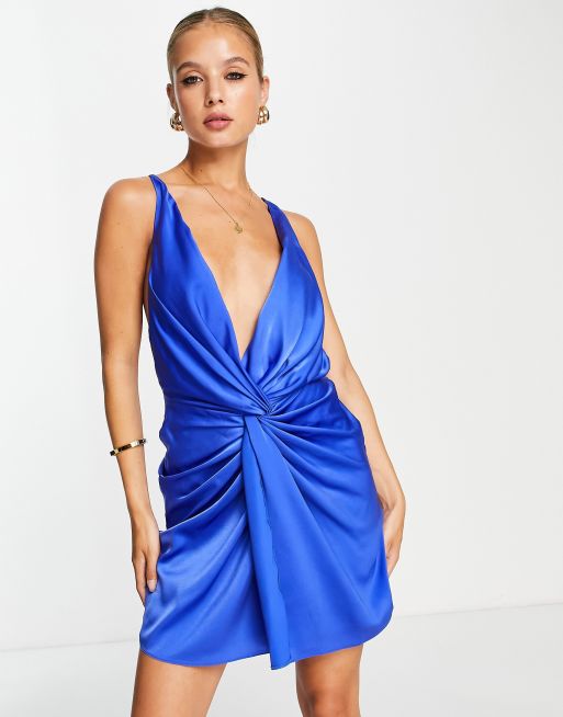 Asos cobalt hotsell blue dress