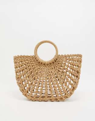 Asos straw online bag