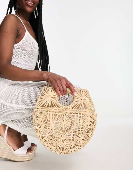 Asos wicker online bag