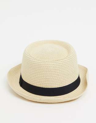 woven pork pie hat