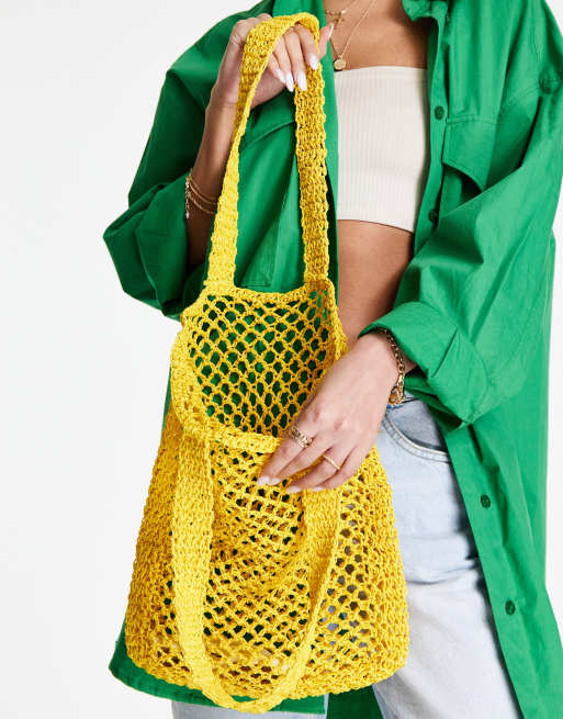 Asos yellow clearance bag