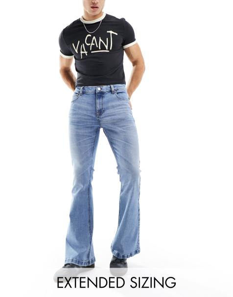 Light-wash loose-fit jeans - Men