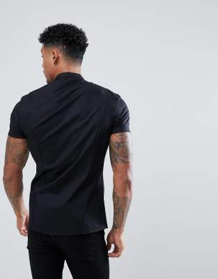 nike grandad collar golf shirt