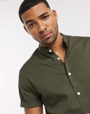 asos khaki shirt