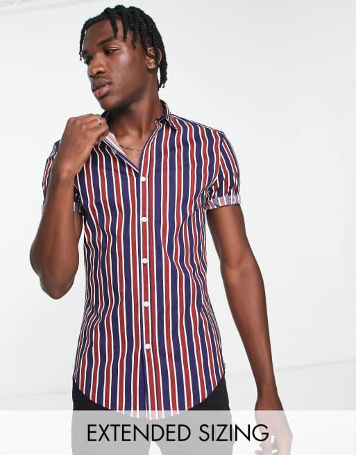 Asos skinny hot sale shirt