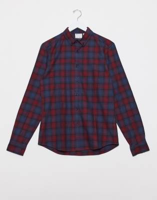 asos red check shirt