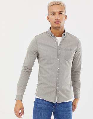 asos denim shirt