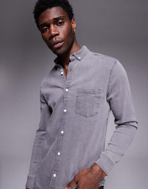 chambray shirt men