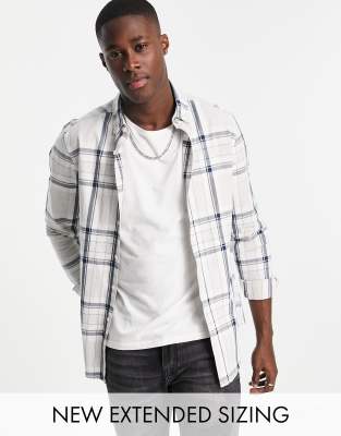 asos design stretch slim shirt
