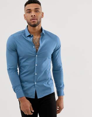 asos slim fit shirts
