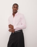 [ASOS DESIGN] ASOS DESIGN stretch slim fit work shirt in pink 3XL Pink
