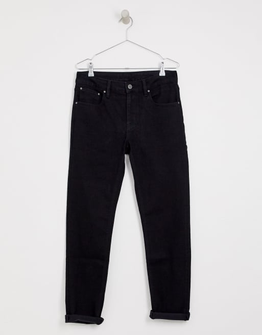 ASOS DESIGN stretch slim jeans in black, 3 of 4