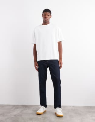 Asos Design Stretch Slim Jeans In Indigo-blue