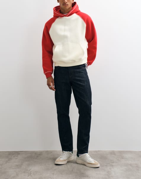 ASOS DESIGN stretch slim jeans in raw indigo - view 1