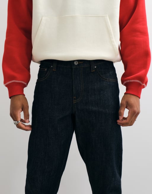 ASOS DESIGN stretch slim jeans in raw indigo, 4 of 5