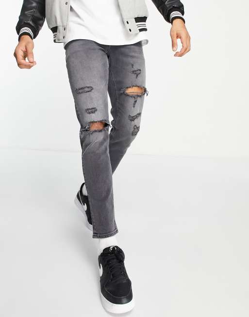 Asos ripped shop jeans mens