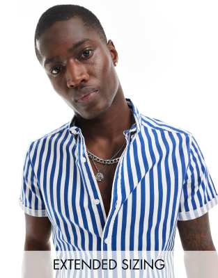 asos design stretch slim shirt