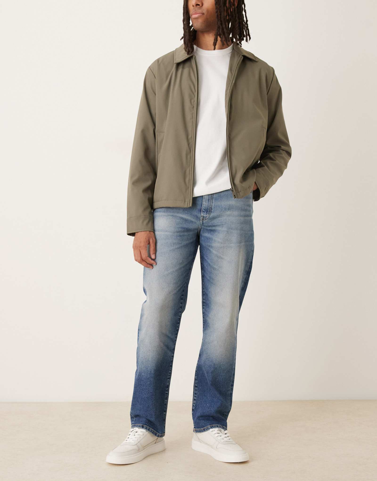  Джинсы прямые ASOS DESIGN синие