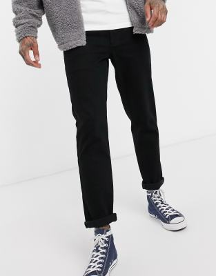 stretch tapered jeans