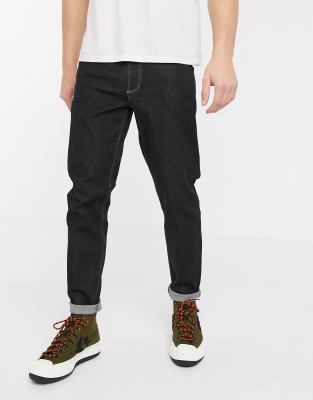 stretch tapered jeans