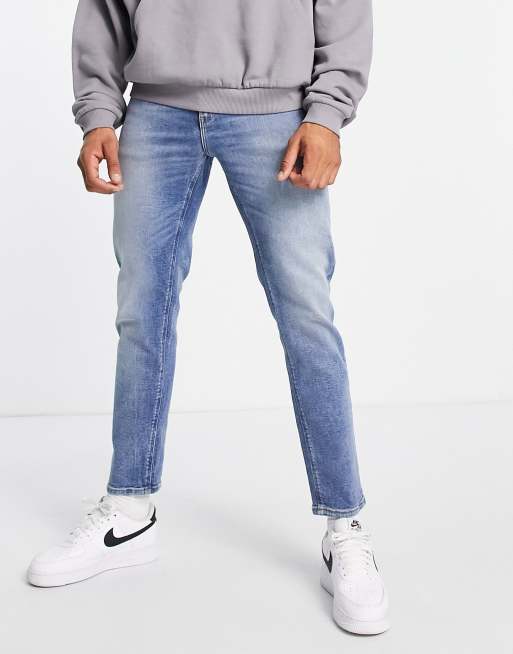 Asos design hot sale tapered jeans