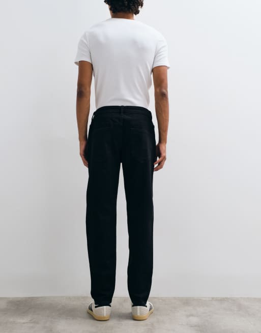 ASOS DESIGN stretch toelopende jeans in zwart, 2 van 5